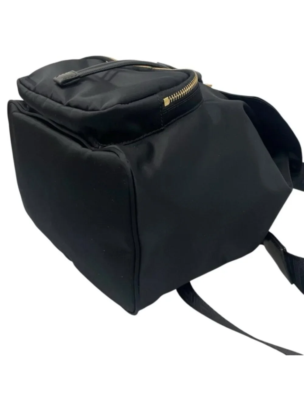 Versace Nylon Backpack Cowhide Black Medusa